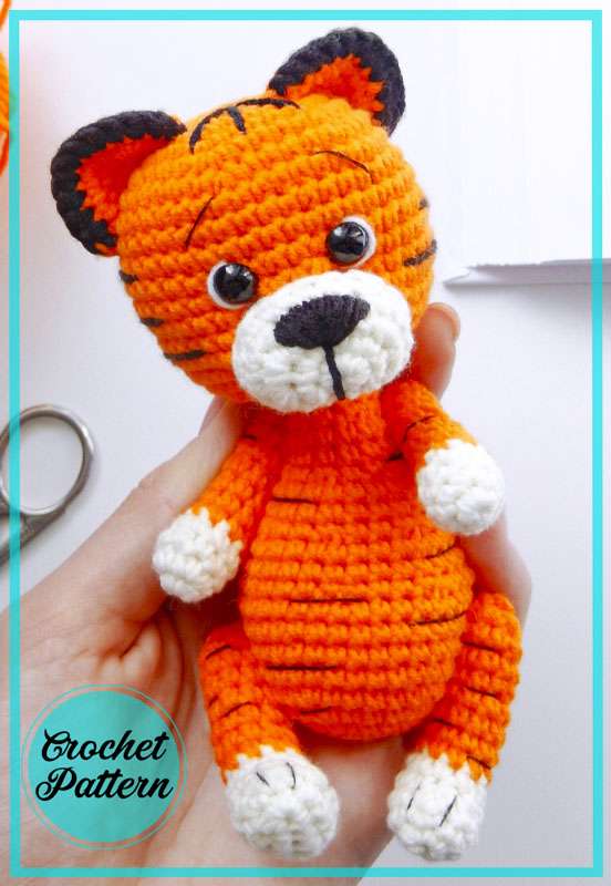 Freddie the Tiger Amigurumi Crochet Pattern (2)
